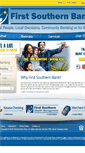 Mobile Screenshot of firstsouthernbank.net
